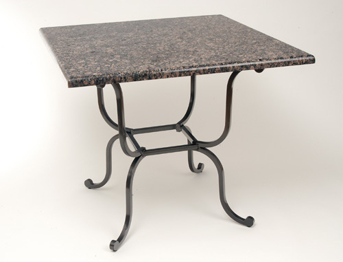 Thurston table: metal dining table by PMF Designs