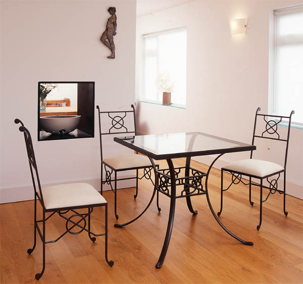 PMF Designs -
              Xenos metal dining furniture set