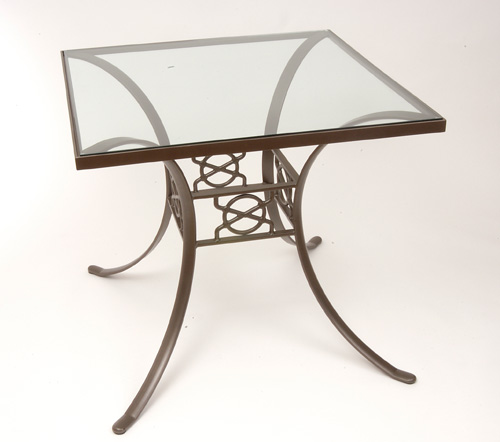 Xenos metal and glass dining table, PMF Designs